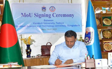 NSTU inks partnership deals with two Turkish universities