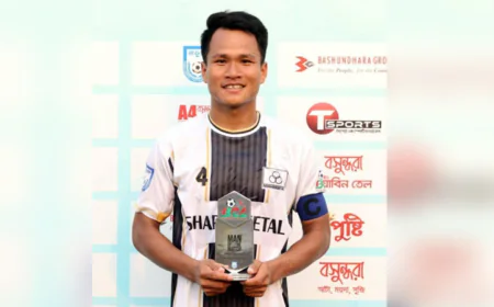 Footballer Nixon Showcases His Talent on the Field