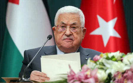 Palestinian President Welcomes UK Recognition as Step Toward Lasting Peace