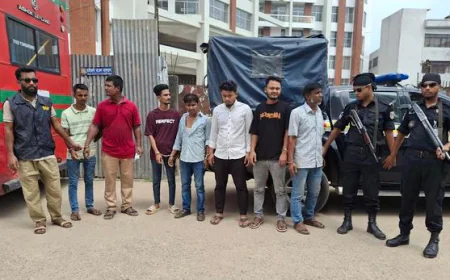 Seven Brokers Sentenced to Varying Jail Terms in Noakhali