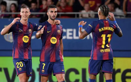 Torres brace fires Barca past lackluster Getafe