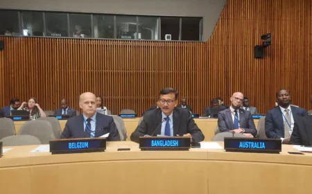 Touhid Urges Swift Implementation of Doha Programme of Action