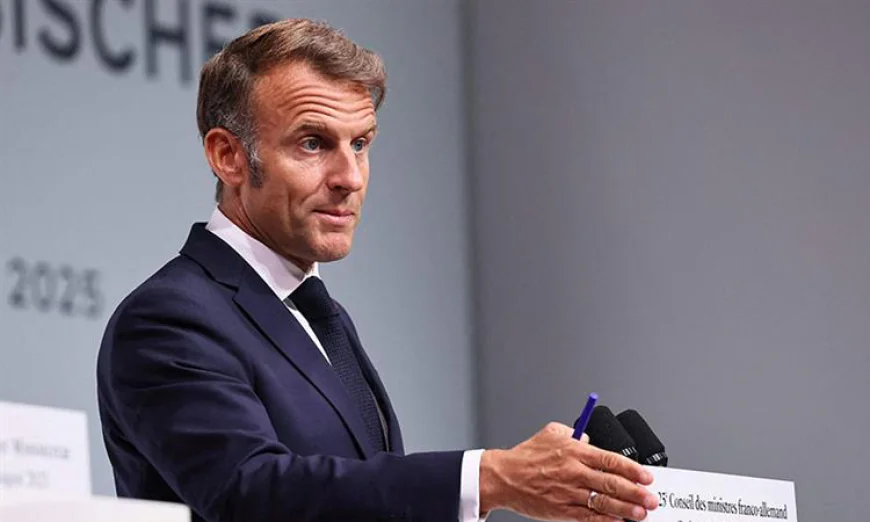 Macron: Israeli ‘Annexation’ Won’t Stop Drive for Palestinian State Recognition