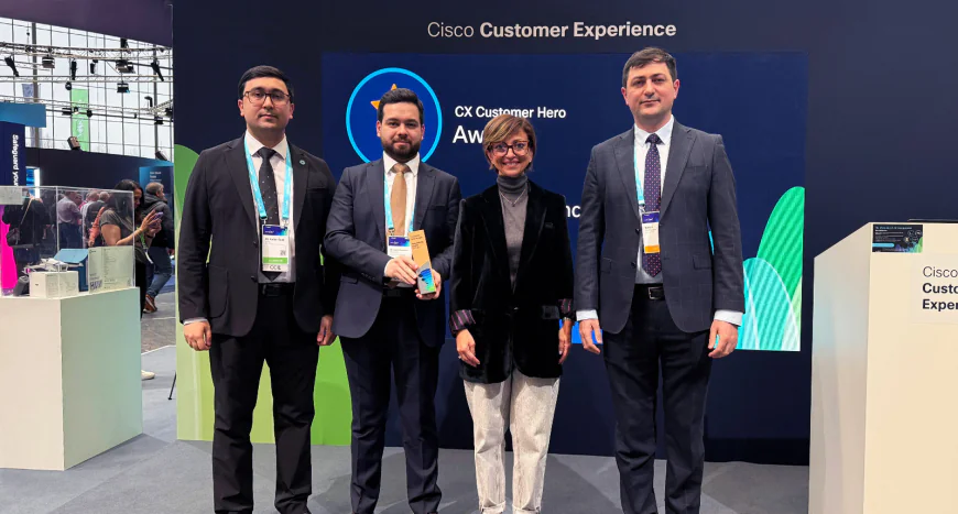 COP29 Azerbaijan IT Team Honored with Prestigious Cisco Sustainability Award