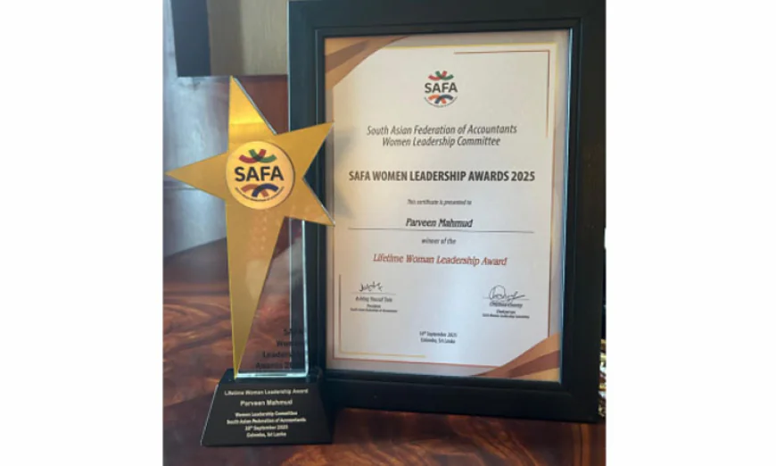 Parveen Mahmud honored with SAFA Lifetime Woman Leadership Award