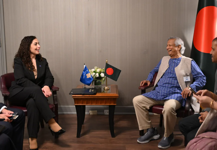 Kosovo President Meets CA, Seeks Stronger Ties with Bangladesh