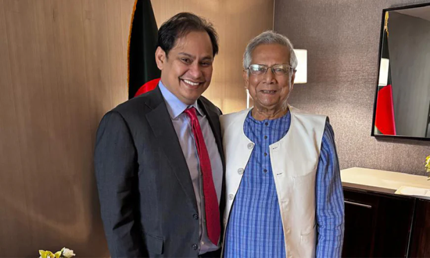 Ex-Snapchat CSO Meets Prof Yunus, Shows Interest in Investing in Bangladesh
