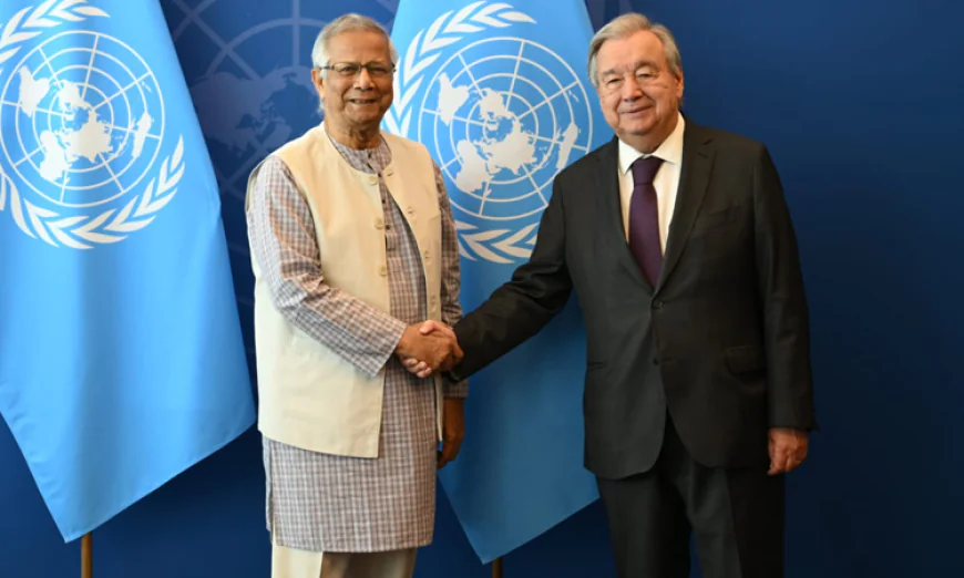 UN chief commits full support to Bangladesh’s democratic transition