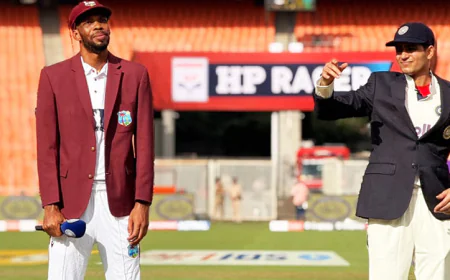 West Indies win toss, choose to bat against India in first Test