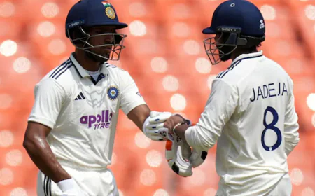 Jurel, Jadeja Power India to 164-Run Lead Against West Indies