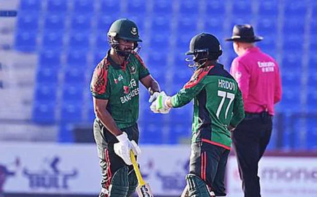 Bangladesh Suffer Five-Wicket Defeat to Afghanistan in 1st ODI