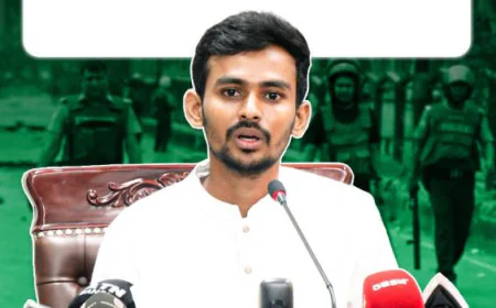 Asif Mahmud: Awami League Must Be Tried as a Party