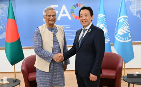 FAO DG Vows Support for Bangladesh’s Deep-Sea Fishing, Fruit Exports