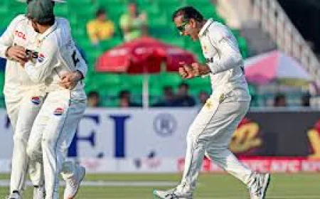 Noman Stars as Pakistan Beat South Africa by 93 Runs in First Test