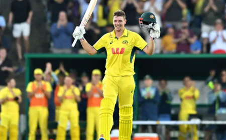 Labuschagne Called Up to Replace Green in Australia’s ODI Squad vs India