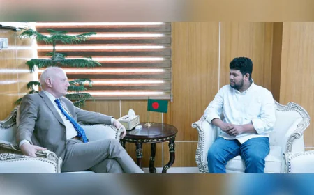 German Ambassador Holds Talks with Mahfuj Alam