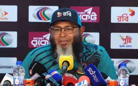 Mushtaq Urges Players to Stay Composed as Series Win Nears