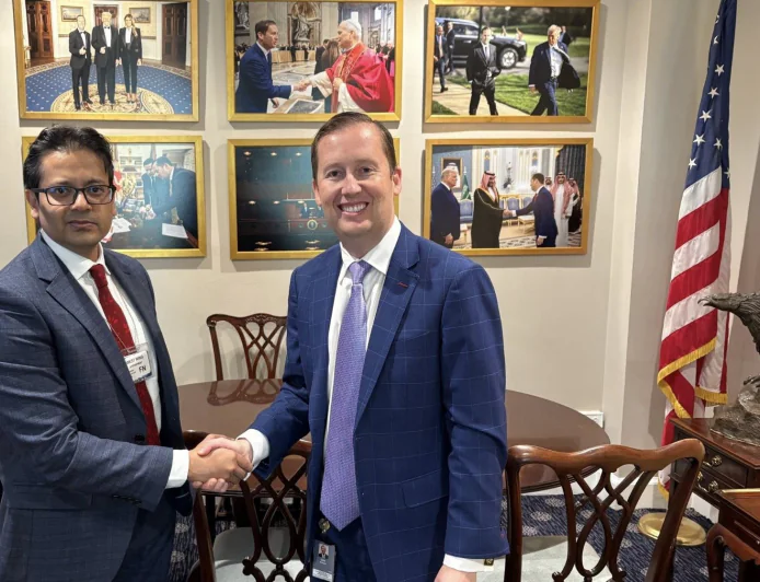 Lutfey Siddiqi holds talks with US Special Envoy Sergio Gor in Washington, DC
