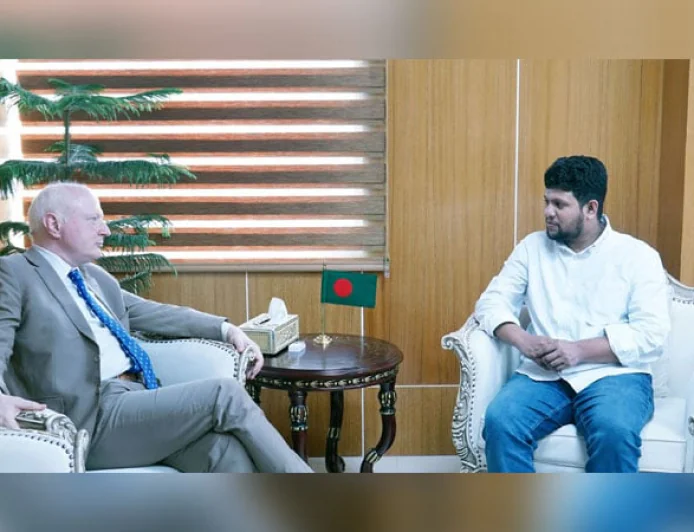 German Ambassador Holds Talks with Mahfuj Alam