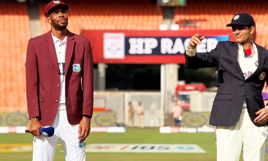 West Indies win toss, choose to bat against India in first Test