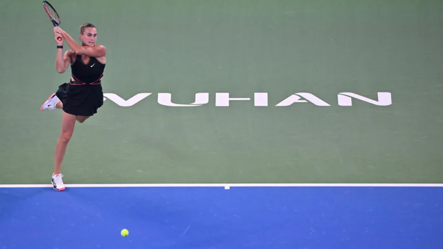 Sabalenka Races into Wuhan Quarters After Boost from Djokovic