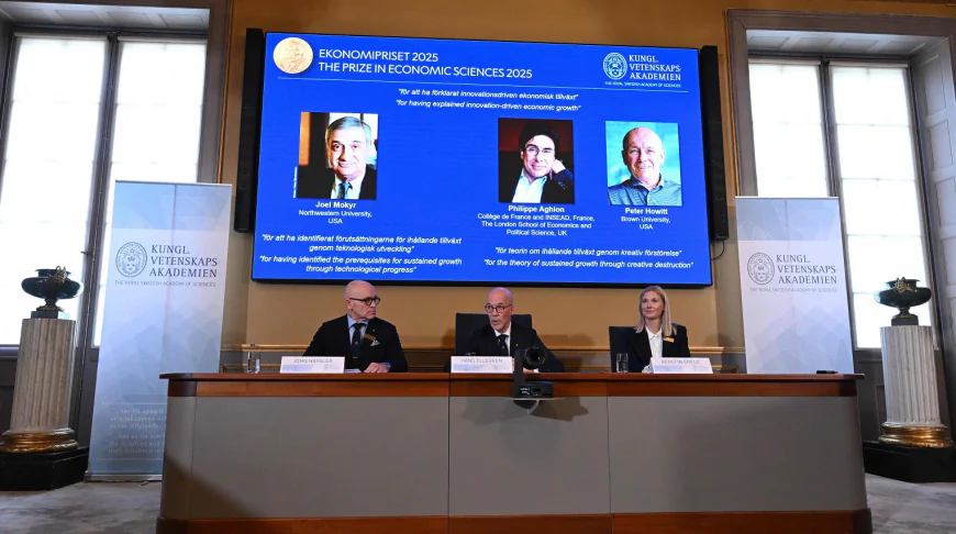 Economics Nobel awarded to trio for research on technology-driven growth