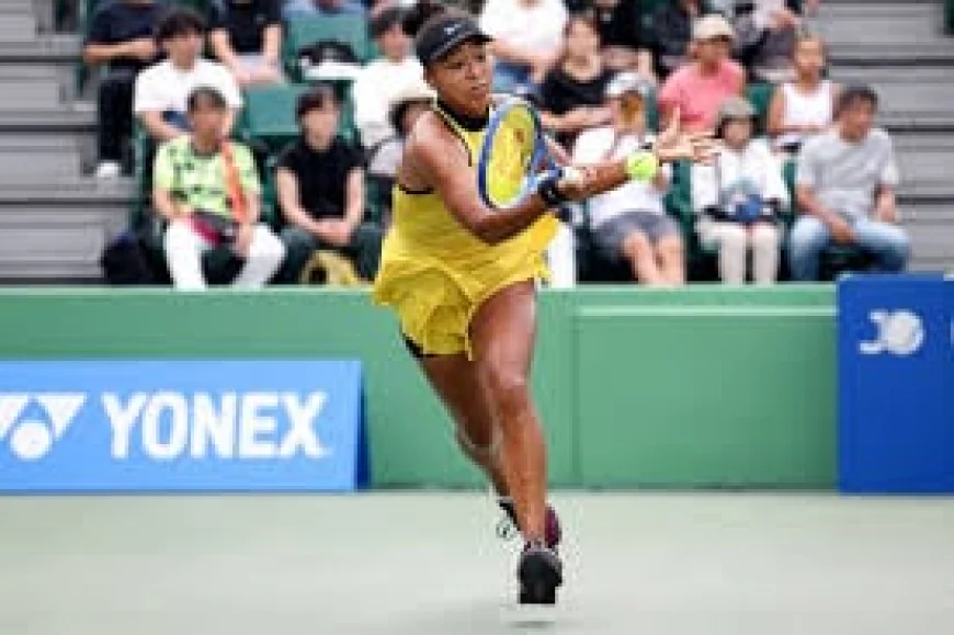Tearful Osaka Overcomes Injury to Reach Japan Quarter-Finals