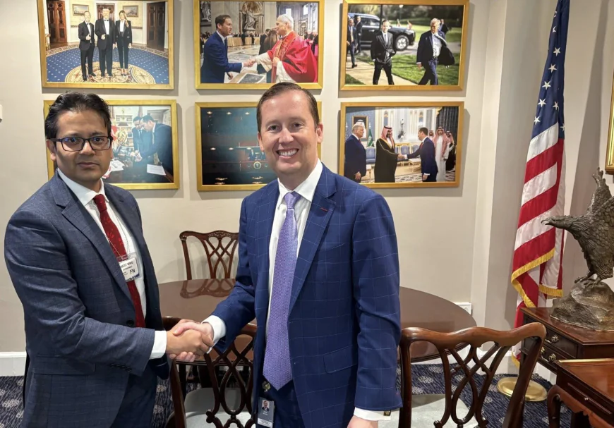 Lutfey Siddiqi holds talks with US Special Envoy Sergio Gor in Washington, DC