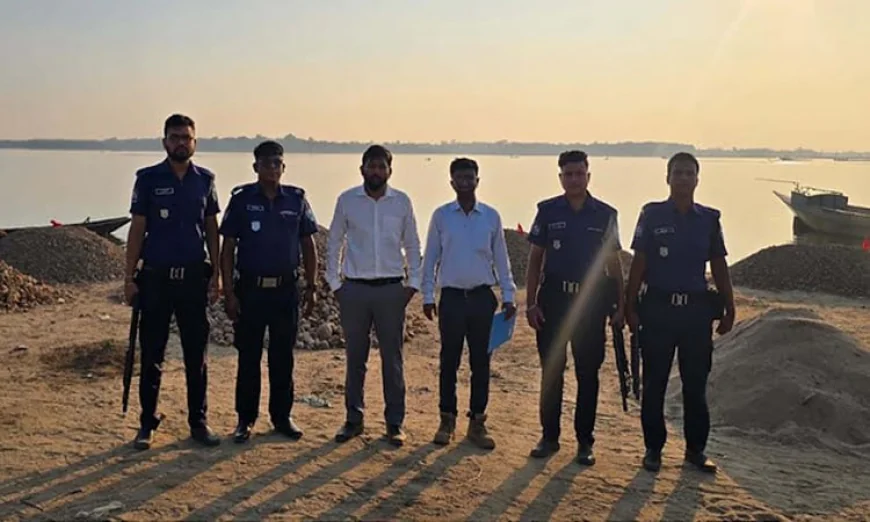 668 Cubic Feet of Stone Seized in Sunamganj