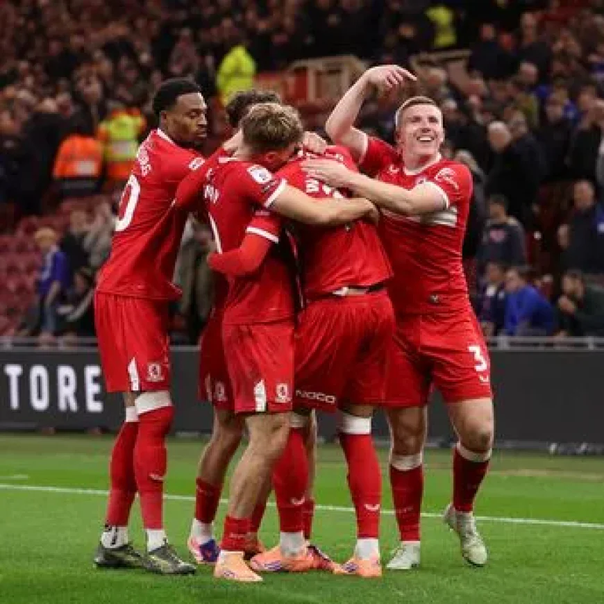 Boro Back on Top After Victory Over Ipswich