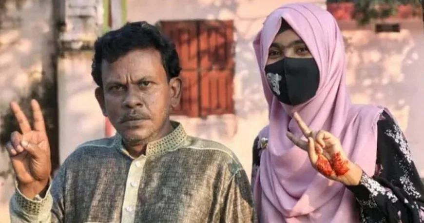 Father and Daughter Pass HSC Together in Natore
