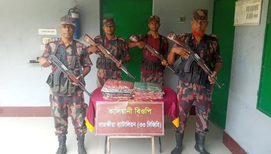 Authorities Seize Various Smuggled Goods in Satkhira
