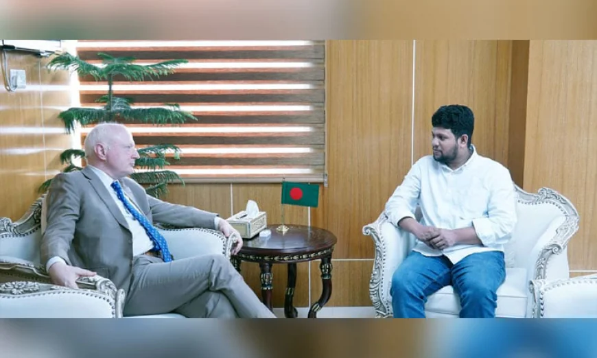 German Ambassador Holds Talks with Mahfuj Alam