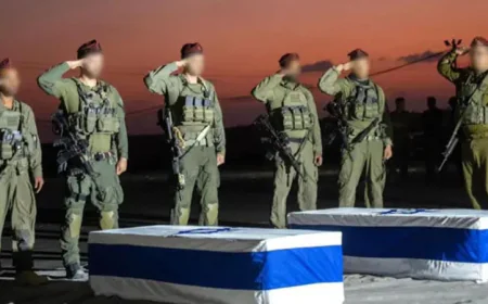 Israel Army: Bodies Received from Gaza Friday Are Not Hostages