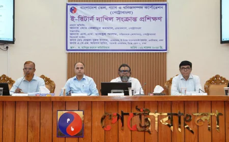 E-Return Filing Training Held at Petrobangla