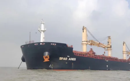 US Wheat Shipment Arrives at Kutubdia Anchorage