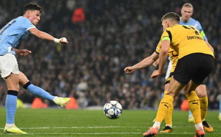 Foden in top form as Man City thrash Dortmund