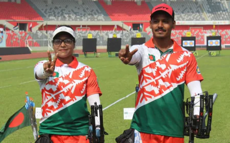Bangladesh Reaches Final in Compound Mixed Team