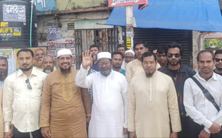 Khulna Jamaat Stages Sit-In Against Disbanded AL’s Anarchy