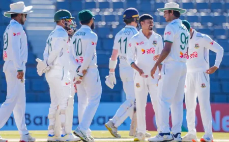Bangladesh clinch innings victory over Ireland in 1st Test