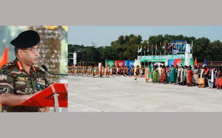 Army Chief Encourages Cadets to Serve the Nation with Commitment