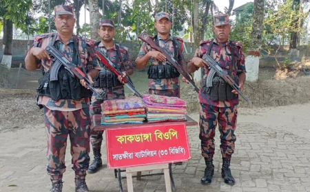 BGB Seizes Large Consignment of Smuggled Indian Goods from Border Areas