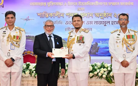 Armed Forces Day: Navy recognizes freedom fighters and awards peacetime medals