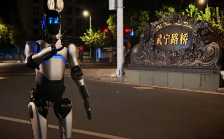 Humanoid robot in China breaks world record with three-day walk