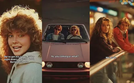 AI-generated videos embrace 1980s lifestyle