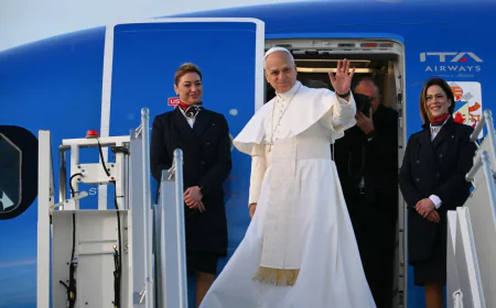 Pope Arrives in Turkey to Meet Erdogan on First Foreign Visit