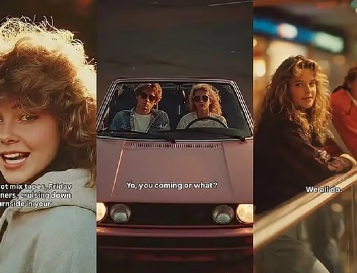 AI-generated videos embrace 1980s lifestyle