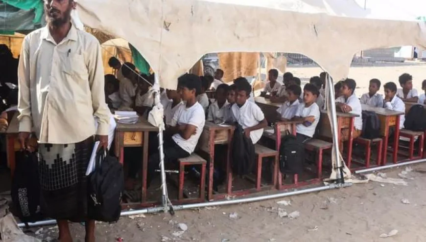 In Yemen, Children Learn in Tents Without Classrooms or Textbooks