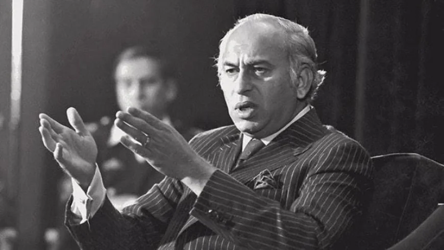 Former Pakistani Prime Minister Zulfikar Ali Bhutto. Photo: Collected