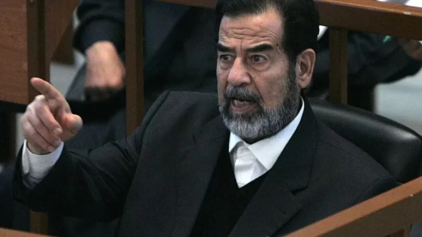 Former Iraqi President Saddam Hussein. Photo: Collected